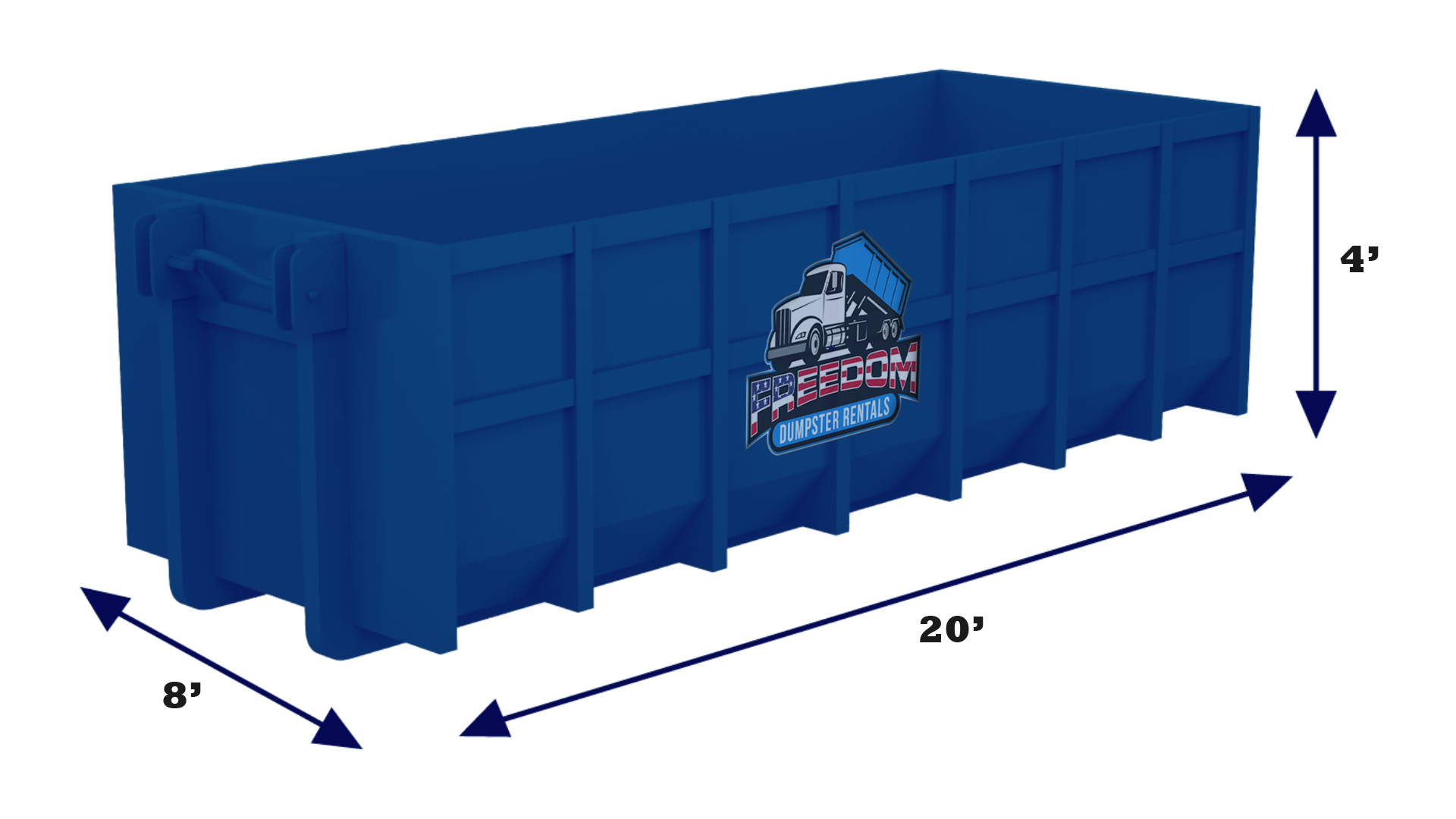 20 yard roll-off dumpster